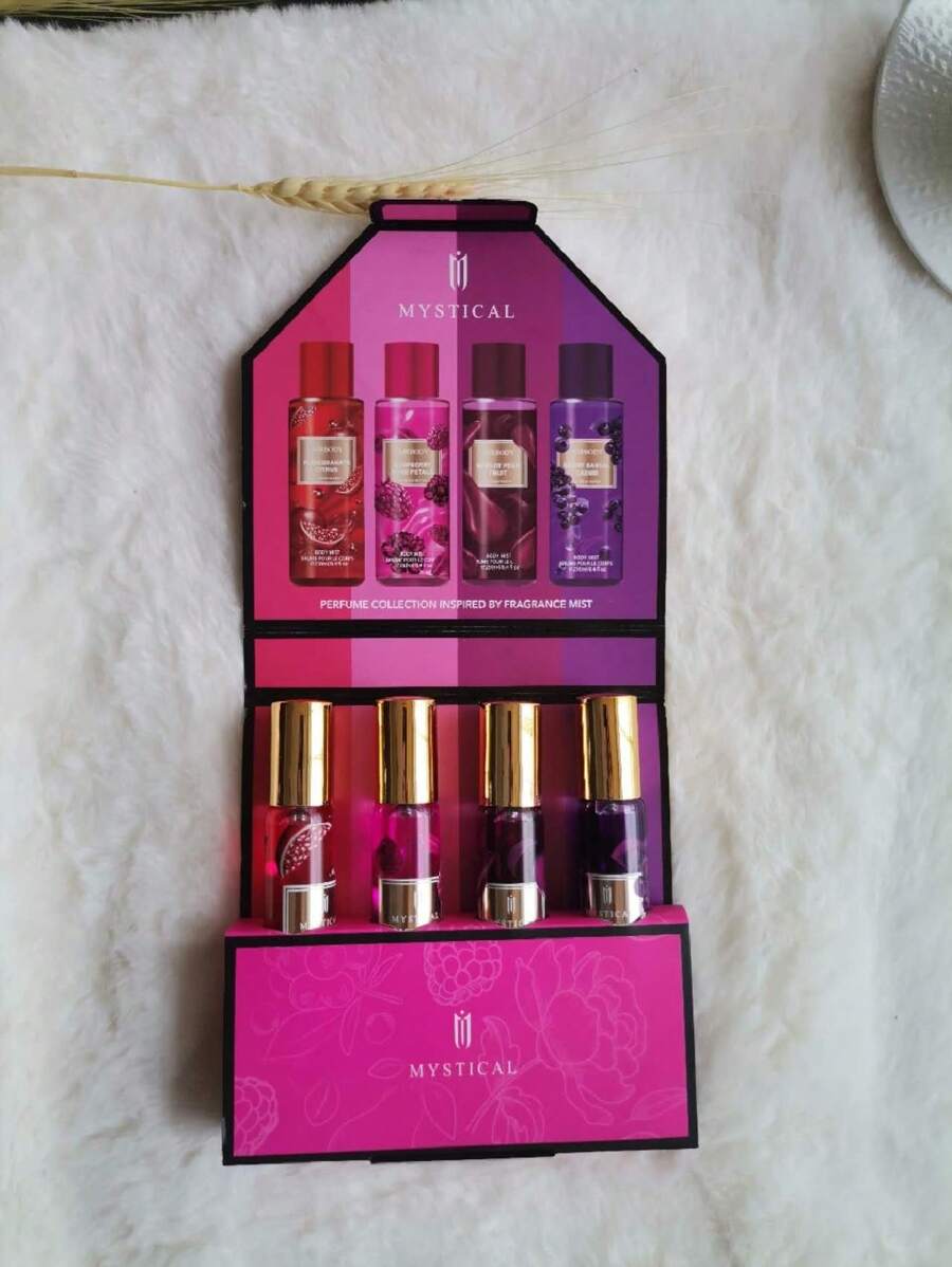 Set de Perfumen 4 x 20ML Diferentes Aromas Dulces Para Verano Fragancia Dama envió aleatorio - Afrutado y cítrico - Ver 1