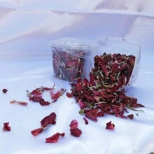 Wedding Natural Rainbow Colored Confetti Rose Dry Petals - 1 Box - Multicolor - View 1