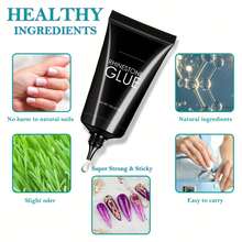 30ml Nail Art Crystal Gel With Super Strong Performance For 3d Nail Decoration, Diy Christmas Gem Jewel Crystal Beads Rhinestones, Gift For Healing And Beauty - Clear - View 2