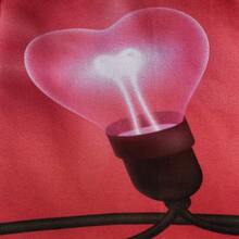 情人節主題紅心圖案掛毯,適合客廳裝飾 - 紅色情人節 - 查看 7