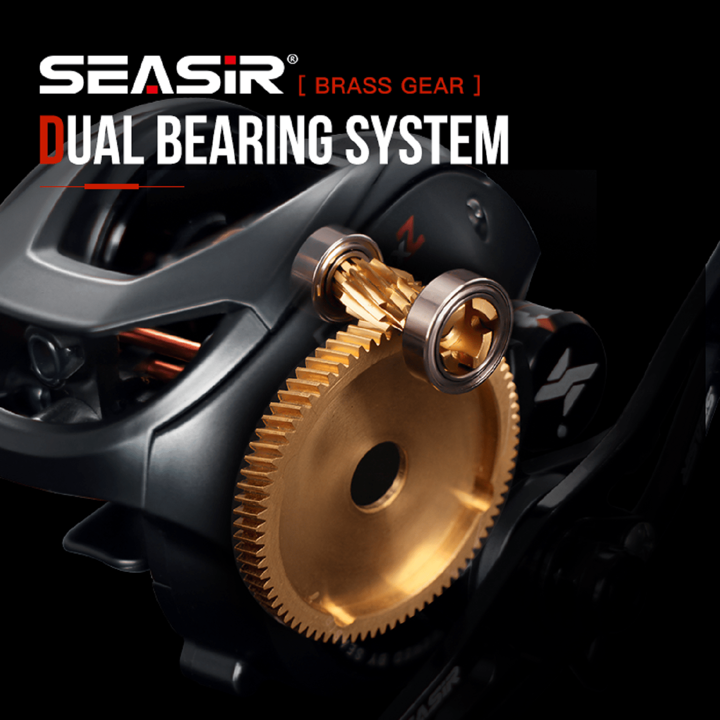 SEASIR Seasir キャストx2 ベイトキャスティングリール 7.3:1