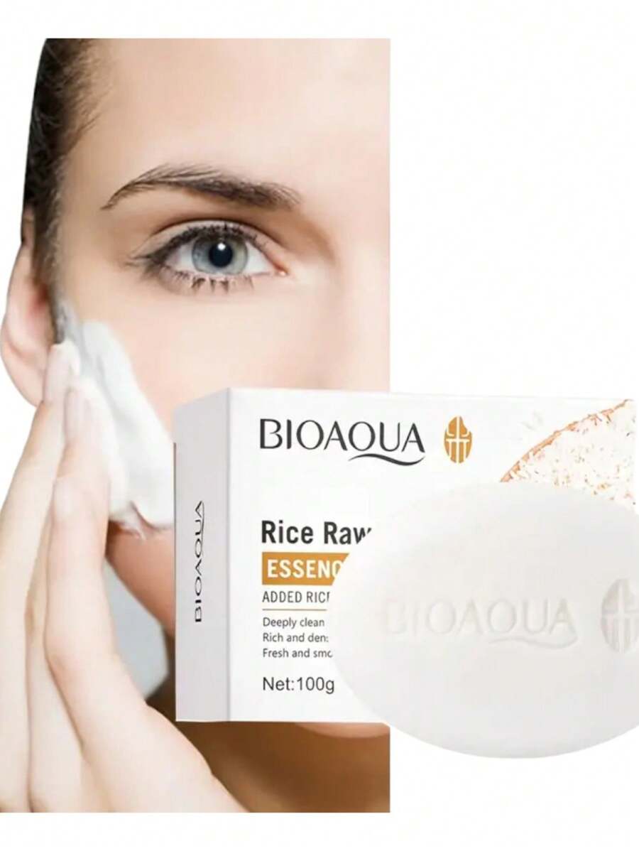 Genesis MXBioaqua Rice Soap/Lightens Skin And Removes Stains From