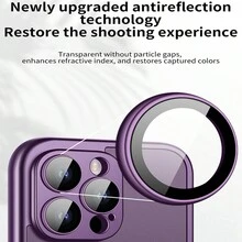 新款拼色邊框手機殼，無背板，相容於 iPhone 15 14 13 12 Pro Max Plus，防摔且具有散熱功能 - 紫色 - 查看 11