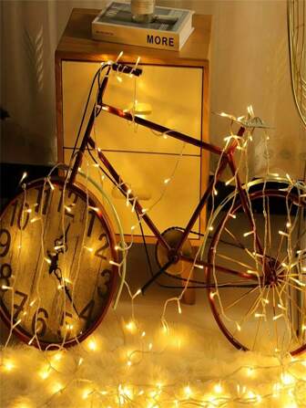 1入組led節日串燈,戶外防水暖白色光,節慶裝飾燈