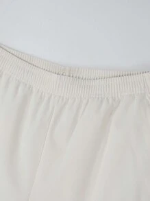 Của phụ nữ Tuyết Trượt tuyết Chống thấm nước ngoài trời Chống gió Lông cừu Cargo Đi bộ du lịch Quần - trắng - Xem 8