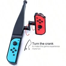 与 Switch 兼容的钓鱼竿，与 Switch 兼容的钓鱼游戏配件《传奇钓鱼》- Switch 标准版和：《强袭冠军版》 - 黑色 - 查看 2