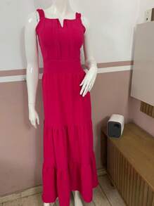 Women Dresses - 玫紅色 - 查看 5