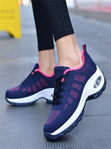 Women's Multifunctional Fashionable Walking Shoes For Running, Casual, Sports, Dance, Square Dance, Breathable, Cushioning, Non-slip, Height-increasing, Large Sizes, Knit Sock Shoes