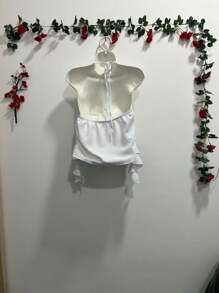 Women Tops - 白色 - 查看 2