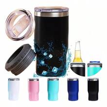 Can Holder 4 In 1 Stainless Steel Premium Quality 16oz Tumbler - 藍色 - 查看 11