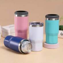 Can Holder 4 In 1 Stainless Steel Premium Quality 16oz Tumbler - 藍色 - 查看 8