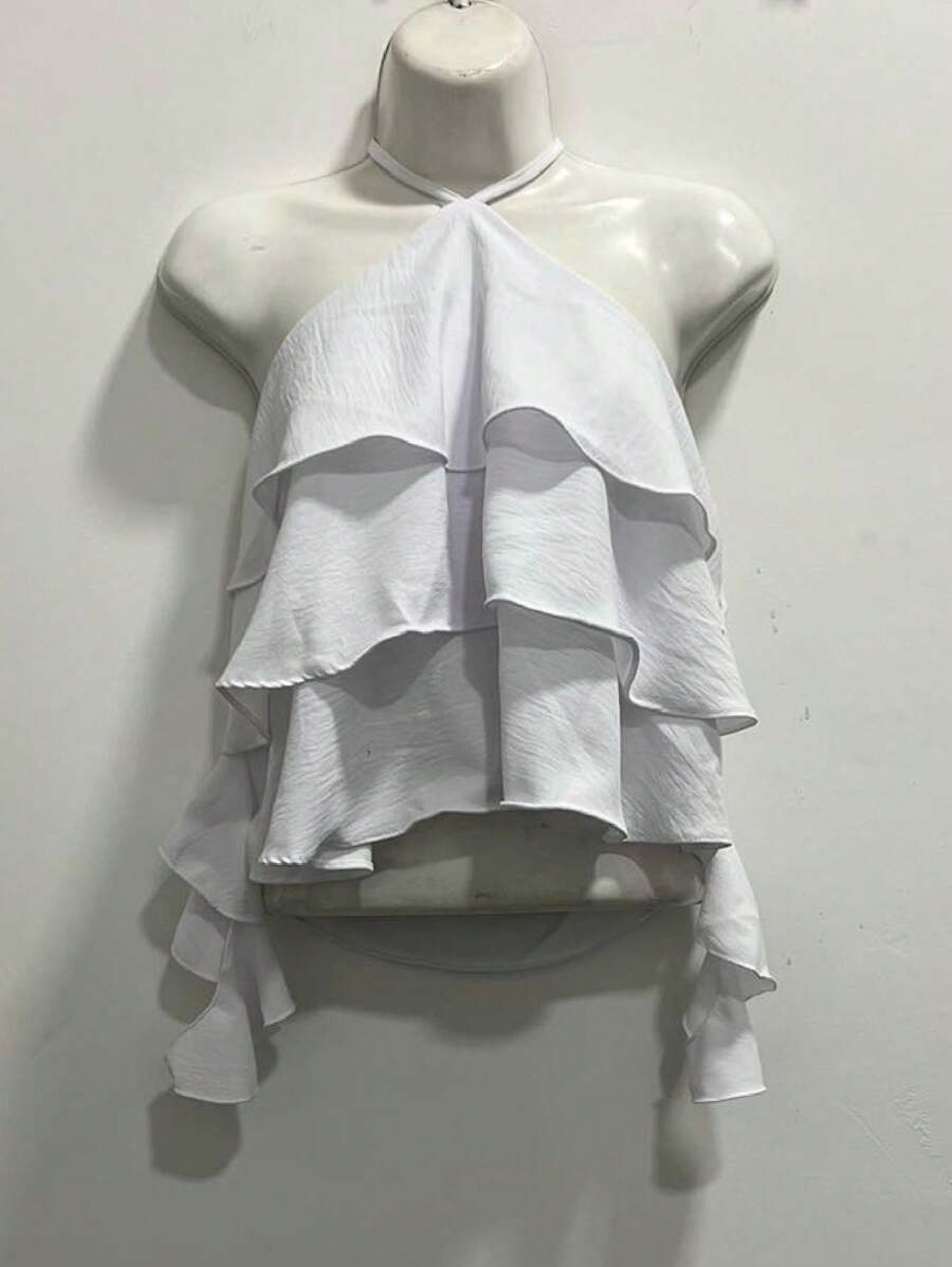 Women Tops - 白色 - 查看 1