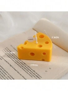 大型三角芝士慢回彈流動擠壓玩具,舒緩壓力 - 黃色 - 查看 9