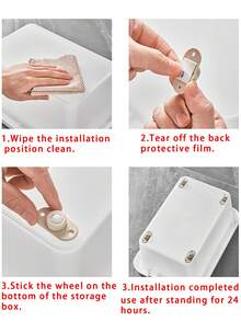 1入組萬向輪滑輪貼球式咖啡桌家具靜音移動腳轮 - 米色 - 查看 6