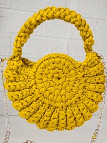 Women Shoulder Bags - 芥末黃 - 查看 1