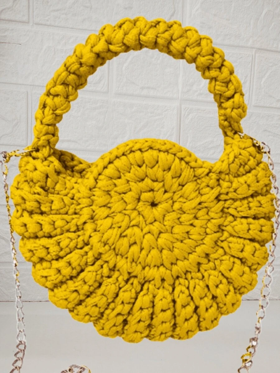 Women Shoulder Bags - 芥末黃 - 查看 1