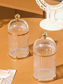 1pc Luxurious Jar Storage Container For Household Or Cosmetics Storage