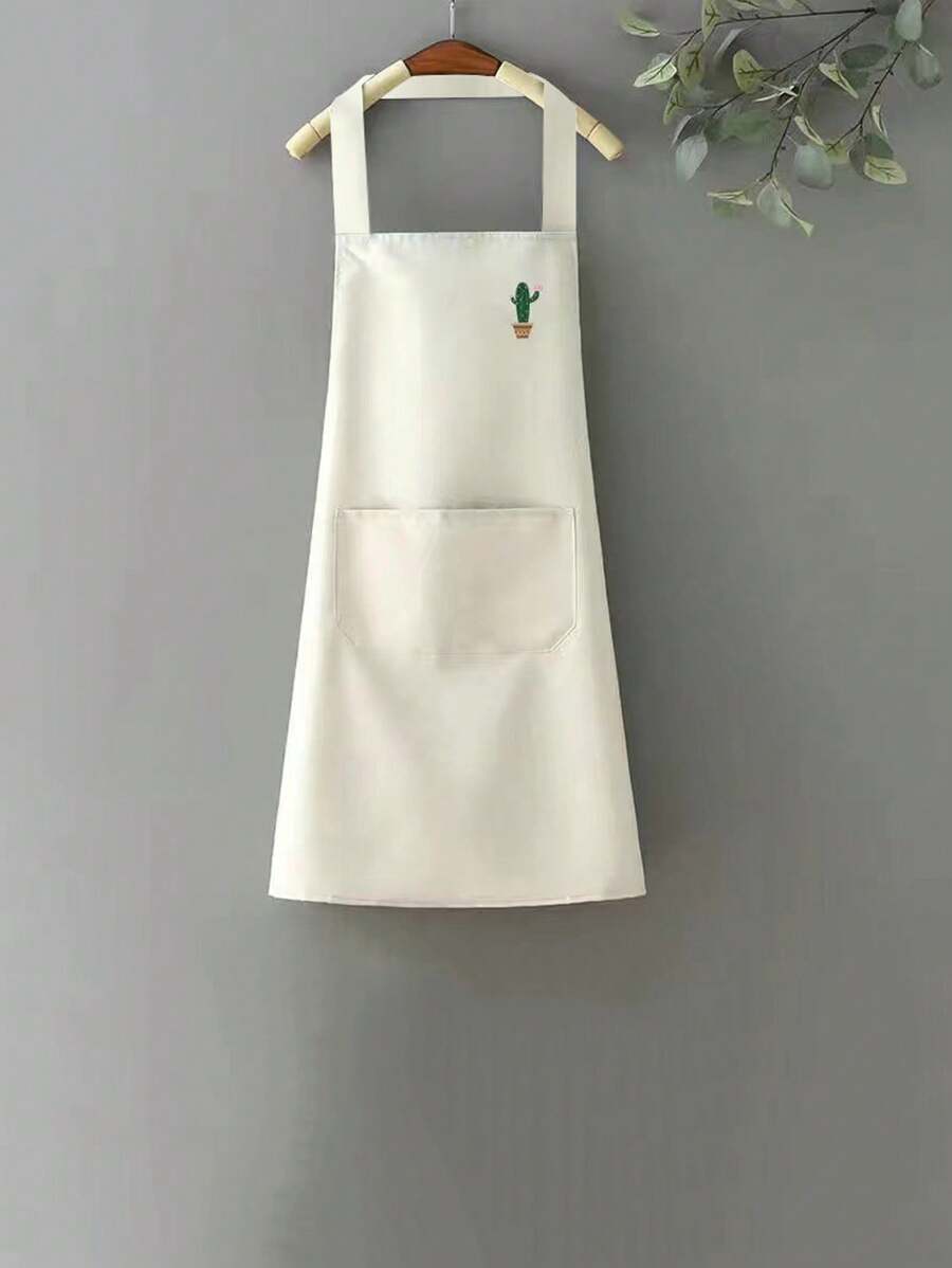 1 Pieza Linda Figura De Cactus De Dibujos Animados - Blanco - Ver 1