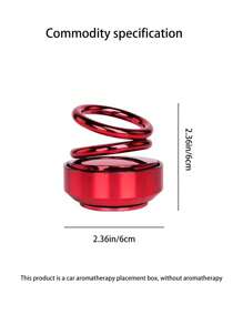 1 Miếng Ô tô/xe hơi Dầu thơm Hộp Năng lượng mặt trời Nhẫn đôi Đình chỉ Xoay Vật trang trí Creative Cao-kết thúc Đồ trang trí - Đỏ - Xem 6