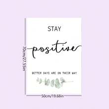 1pc Canvas Painting Hanging Picture With Letter Phrases For Work/home Decoration Artwork, Office Wall Decor - Multicolor - View 5