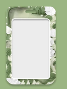 1pc Flower Pattern Card Holder For Student Id, Meal Card, Metro Card, Bus Card, Kindergarten Pick-Up Card, Etc. - Green - View 5