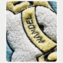 1個新款卡通毛絨車輛座墊,柔軟,保暖,防滑,車家辦公室常用座墊