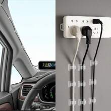 30pcs Self Adhesive Cable Management Clips Wire Cable Organizer Strong Cord Clips Wire Holders For Office Car And Home