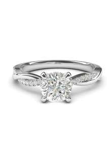 1 PC Classical S925 Sterling Silver Cubic Zirconia Rings Wedding Jewelry For Women Fine Jewelry Valentine'S Day Gift Engagement Bridal Jewelry