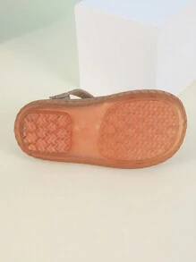 Vintage Modieus Naaigaren Ontwerp Meisjes Baby Platte Schoenen