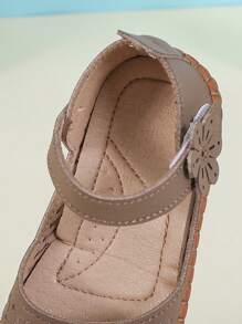 Vintage Modieus Naaigaren Ontwerp Meisjes Baby Platte Schoenen