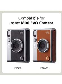 Mini EVO Case - Mini EVO Case With Shoulder Strap - In Brown Lychee Texture Horizonal Style
