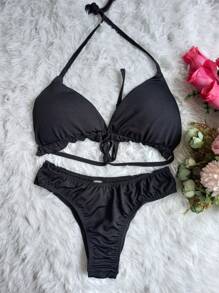 Women Two-Piece Outfits - 黑色 - 查看 1