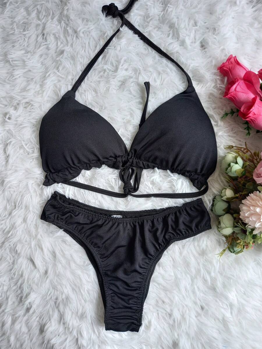 Women Two-Piece Outfits - 黑色 - 查看 1