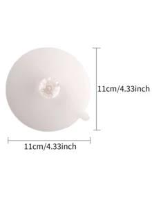 4入組11cm密封防塵防燙防掉落矽膠杯蓋,通用於馬克杯、咖啡杯和玻璃杯 - 紫色 - 查看 2