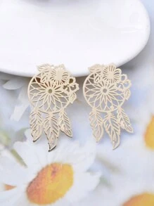 6入組黑色黃銅時尚女款耳環吊墜 - 6件 - 查看 13