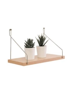 One Piece Of Wall Decoration Storage Partition Storage Rack Modern Simple Partition Cosmetics Storage Rack Flower Rack - Ginger - View 4