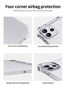 透明軟殼保護套,可愛印花卡通設計,4角防摔,帶筆槽,兼容 Ipad Mini,ipad Pro 12.9,ipad 10 代保護殼 - 彩色 - 查看 8