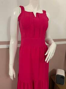 Women Dresses - 玫紅色 - 查看 4