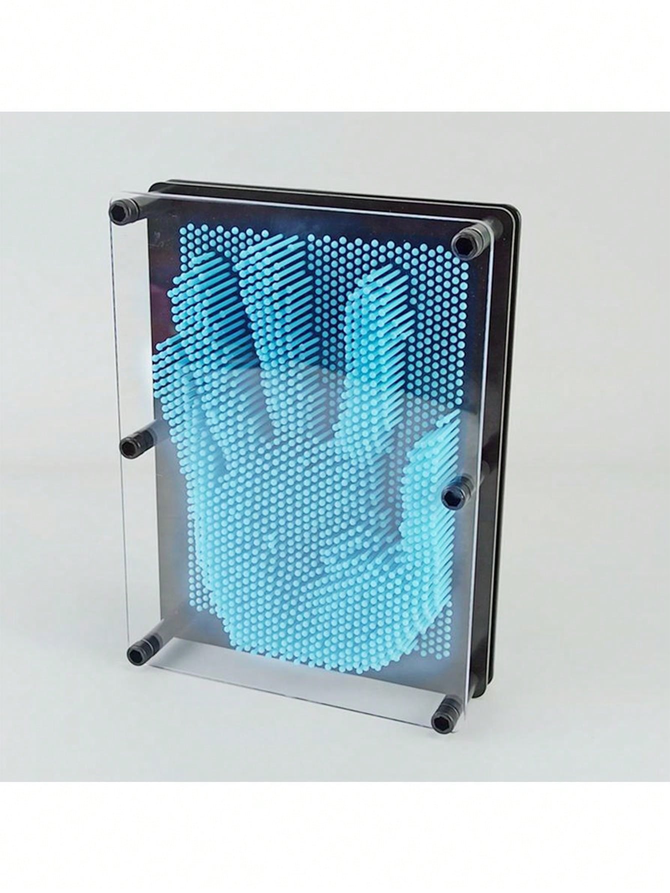 3d Clone Hand Mold Needle Drawing Square Plastic Handprint Toy For 3d