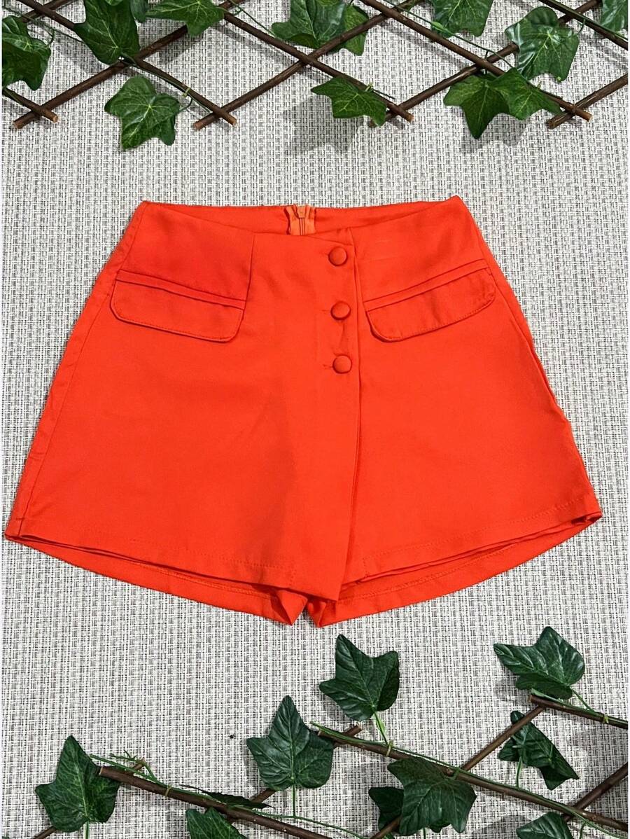Women Shorts - trái cam - Xem 1