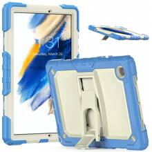 Ốp tương thích với vỏ Samsung Galaxy Tab A9 11'' (X210/X216/X218), Vỏ bảo vệ chắc chắn chịu lực cao có chân đế Vỏ máy tính bảng A9 Plus- Xanh da trời - xanh nhạt - Xem 2