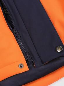 TECTOP Chaqueta de esquí para mujer, ropa impermeable para exteriores con múltiples bolsillos y diseño con cremallera, adecuada para deportes de nieve de invierno - Azul - Ver 9