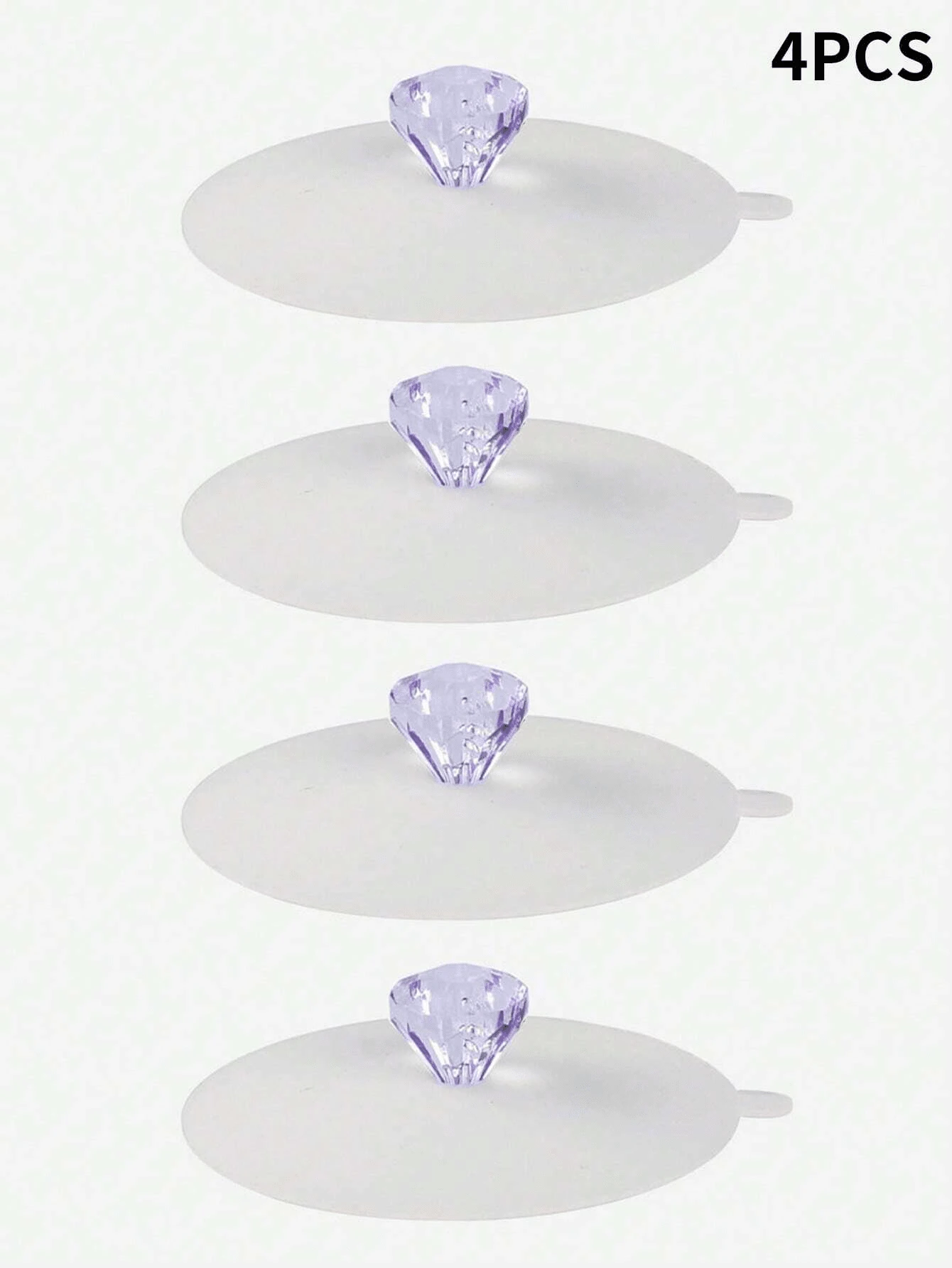 4入組11cm密封防塵防燙防掉落矽膠杯蓋,通用於馬克杯、咖啡杯和玻璃杯 - 紫色 - 查看 1