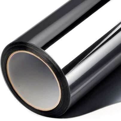 1 ม้วน เงินดำ หน้าต่าง ความเป็นส่วนตัว ฟิล์ม หนึ่ง เวลากลางวัน กระจกเงา ทินท์ การรักษา UV ควบคุมด้วยความร้อน ไวนิล สติ๊กเกอร์ ดวงอาทิตย์ บล็อก กระจก กระดาษ ประตู ครอบคลุม สะท้อนแสง ฟิล์ม