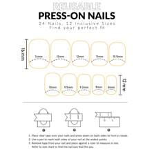 24入組果凍粉紅漸變色方形短款假指甲,附1個果凍膠,1個法式油甲棒,適用於婚禮和派對 - 彩色 - 查看 4