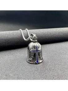 Campana Moto Biker Guardián Bell Amuleto Proteccion Regalo - Plateado - Ver 4