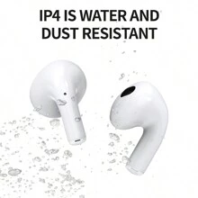 真無線入耳式運動音樂耳機，小型音樂耳塞TWS HIFI低音立體聲高清通話 立體聲耳機，適用於安卓iPhone手機遊戲耳機智能耳機