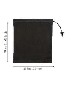 防曬防UV保暖頸套，適用於冬季戶外活動，騎行，跑步。多功能，防風，保暖。1入組（帽子，口罩，頸套3合1） - 灰色 - 查看 3