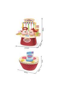 10入組孩子們的假裝遊戲廚房套裝適合女孩帶餐具,洗碗機&飲用噴泉玩具 - 彩色 - 查看 4