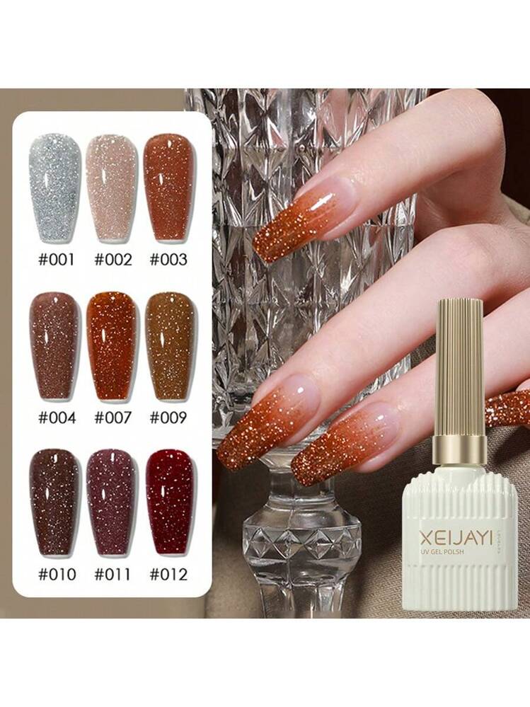 XEIJAYI 15ml メイヤード ホログラフィック グリッター ネイル